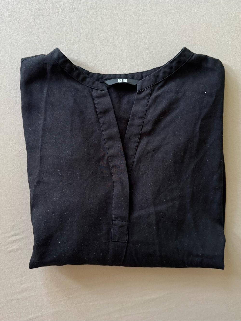 Uniqlo Skipper Collar 3/4 Sleeve Blouse